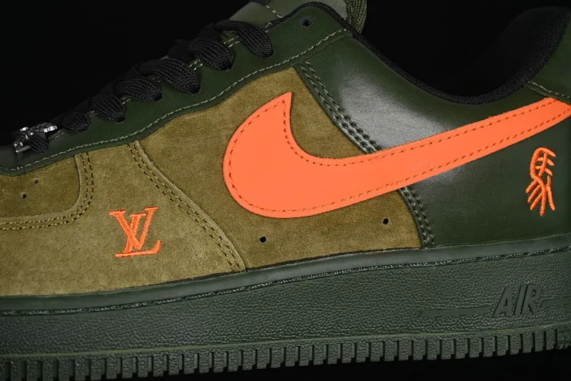 All Categories Nk Air Force 1 Air Force Series Nk Air Force 1 Low Air Force Low Nike Air Force 1'07 Low Year of the Horse Limited Military Green Orange Star Air Force One Low Casual Shoes XY9025-010